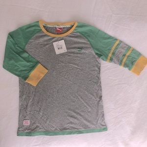 NWT Puma special archive (since 1948) 3/4 sleeve T-shirt